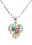 Regenbogen-Halskette Rainbow Fairy mit 24 Karat Gold in Lampglas NLH28 Perle