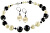 Elegantná súprava šperkov Ultimate Beauty z perál Lampglas CQ1 (náhrdelník, náušnice)