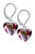 Cercei minunați Raspberry Kiss din perle Lampglas ELH33