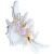 Něžné náušnice Pink Lace z perel Lampglas s ryzím stříbrem EP2