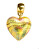 Pandantiv delicatGold enDream cu aur de 24 de carate în perlă Lampglas S11