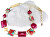 Skvostný náhrdelník Indian Summer s 24karátovým zlatem v perlách Lampglas NRO6