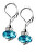 Cercei strălucitori Sea Depth cu argint pur în perle Lampglas ESH5