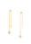 Orecchini lunghi placcati oro con cuori Essential LJ2176