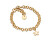 Bracciale moda placcato oro con stella Essential LJ2196