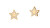 Očarujúce oceľové náušnice so zirkónmi Hviezdičky LJ2191