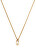 Vergoldete Halskette mit Herz LJ2138