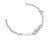 Romantický oceľový náramok s perličkami Icona LJ1690