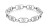 Bracciale di design in acciaio con cristalli Fashion LJ2622