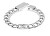 Elegante bracciale in acciaio con cristalli Fashion LJ2640