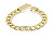 Elegante bracciale placcato oro con cristalli Fashion LJ2642