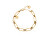 Stilvolles vergoldetes Armband mit Kristallen LJ1593