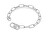 Bracciale inconfondibile in acciaio con cristalli Fashion LJ2618