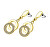 Elegantiorecchini placcati oro con zirconi Woman Basic LS1913-4/3