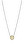 Oceľový bicolor náhrdelník so zirkónmi Urban Woman LS2125-1 / 2