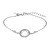 Ocelový náramek se třpytivým přívěskem Woman Basic LS2176-2/1