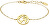 Bracciale di design in argento placcato in oro Globo LP1898-2/3