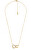 Delicata collana placcata in oro con zirconi MKC1641AN710