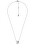 Slušivý stříbrný náhrdelník se zirkony MKC1660CZ040