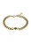 Slušivý pozlacený náramek Kendall Green Bracelet MCB23080G