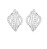 Elegáns ezüst fülbevaló cirkónium kövekkel E0002150