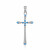 Originální stříbrný přívěsek Křížek se zirkony P0001242