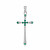 Originaler Silberanhänger Kreuz mit Zirkonen P0001243