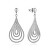 Affascinanti orecchini pendenti in argento E0003044
