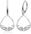 Affascinanti orecchini in argento con zirconi E0001316