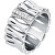 Moderní prsten z recyklovaného stříbra Essenza SAWA20