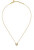 Zarte vergoldete Halskette Herz mit Kristallen Istanti SAVZ13