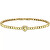 Romantischesvergoldetes Armband mit Herzen Tesori SAVB10
