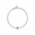 Schickes Silberarmband mit Amethyst Semipreziose SAXN15