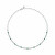 Collana Tennis in argento con zirconi Tesori SAIW243