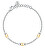 Stilvolles Bicolor-Armband mit Perlen Colori SAXQ18