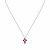 Collana di stile in argento con croce Tesori SAIW215