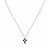 Collana di stile in argento con croce Tesori SAIW216