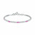 Bracciale Tennis in argento con zirconi Tesori SAIW227