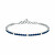 Bracciale Tennis in argento con zirconi Tesori SAIW231