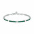 Bracciale Tennis in argento con zirconi Tesori SAIW232