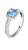 Trblietavý strieborný prsteň so zirkónmi Tesori SAIW1140