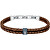 Bracciale moderno in pelle Recycled Leather JM422AVE14