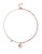 Collana fashion placcata in oro rosa Caring 12295RG