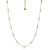 Feine vergoldete Halskette mit Perlen Away 12257G