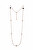Luxusní dlouhý náhrdelník s kubickými zirkony Delight Freedom 12377RG