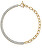 Luxuriöse vergoldete Halskette mit Zirkonia Barsamin Crystal Spirit 12301G