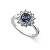 Luxusný prsteň so zirkónmi Romantic 41166 207