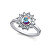 Luxusní prsten se zirkony Romantic 41166 AB
