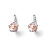 Zeitlose Ohrringe mit rosa Kristallen Jump 23027 319