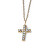 Zeitlose vergoldete Halskette mit Kreuz People 12271G